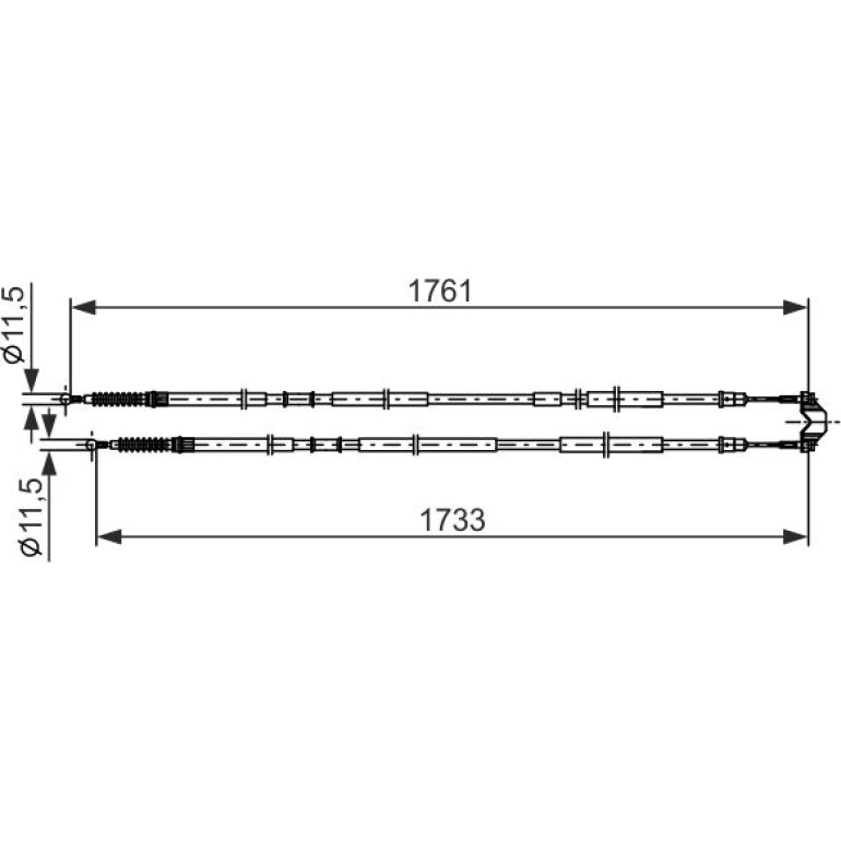 Handbremsseil 1987482857 Handbremsseil 1987482857