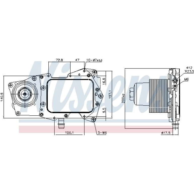 Ölkühler PKW 90945 Ölkühler PKW 90945