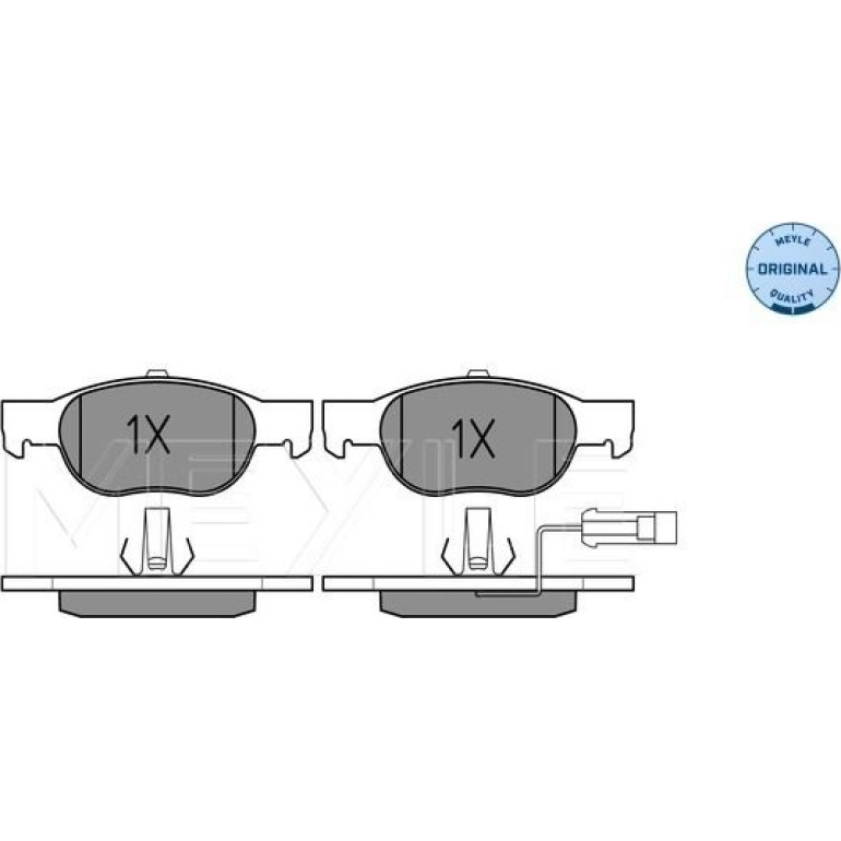 Bremsbelagsatz Fiat P. Bravo/Brava/Marea 95-02 Mit Sensor 025 219 3017/W Bremsbelagsatz Fiat P. Bravo/Brava/Marea 95-02 Mit Sensor 025 219 3017/W