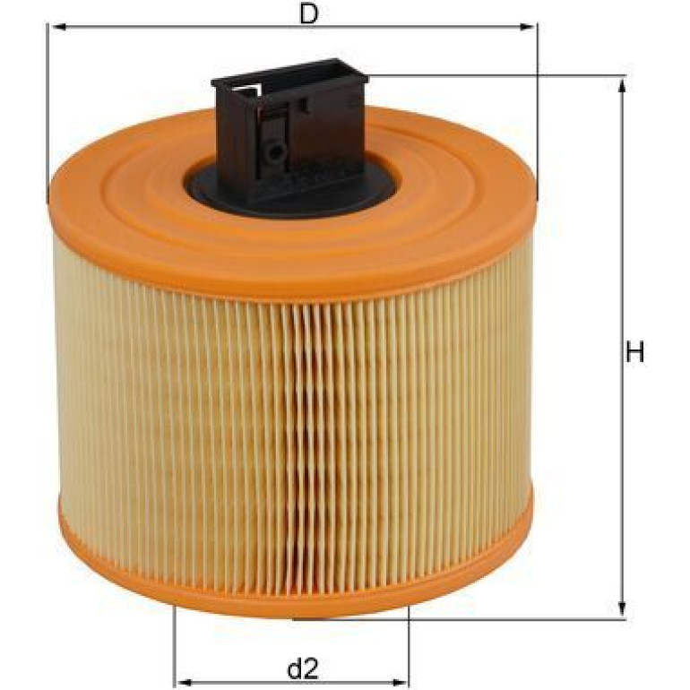 MAHLE Luftfilter LX 1035 MAHLE Luftfilter LX 1035