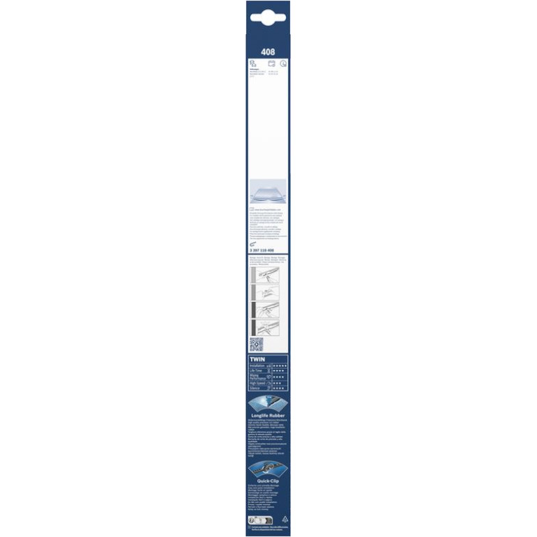 408 BOSCH Wischerblatt 3397118408 408 BOSCH Wischerblatt 3397118408