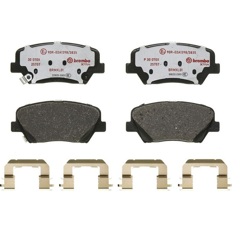 BREMBO Bremsklötze Xtra VA P 30 070X BREMBO Bremsklötze Xtra VA P 30 070X
