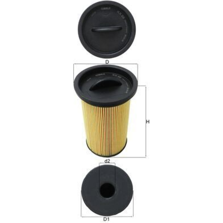 MAHLE Kraftstofffilter KX 69 MAHLE Kraftstofffilter KX 69