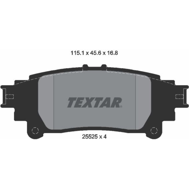 Bremsbelagsatz Lexus T. Gs/Is/Rc 2.0-3.5 12 2552501 Bremsbelagsatz Lexus T. Gs/Is/Rc 2.0-3.5 12 2552501