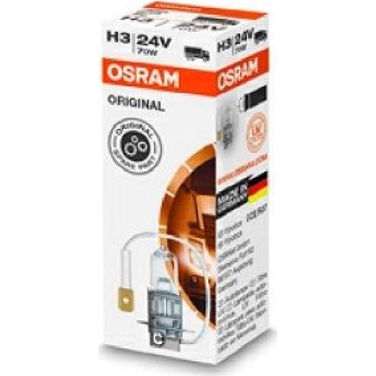 H3 OSRAM 24V 70W PK22S 64156 H3 OSRAM 24V 70W PK22S 64156