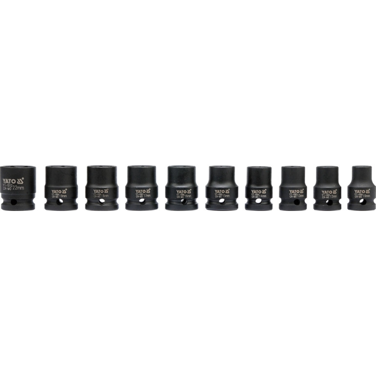 Kraft-Steckschlüssel 10-Tlg YT-1025 Kraft-Steckschlüssel 10-Tlg YT-1025