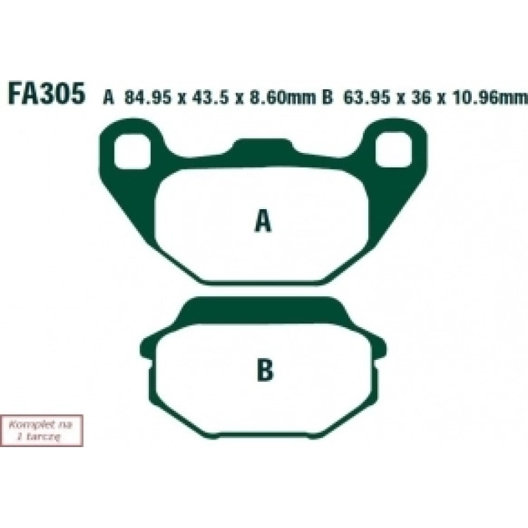 EBC Bremsklötze FA305R EBC Bremsklötze FA305R
