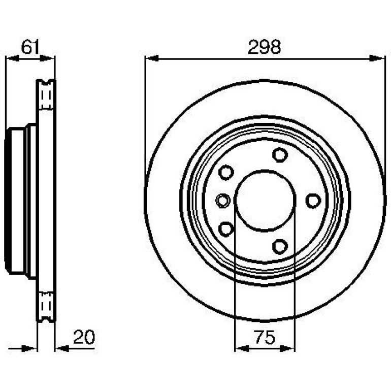 Bremsscheibe HA 0 986 478 426 Bremsscheibe HA 0 986 478 426