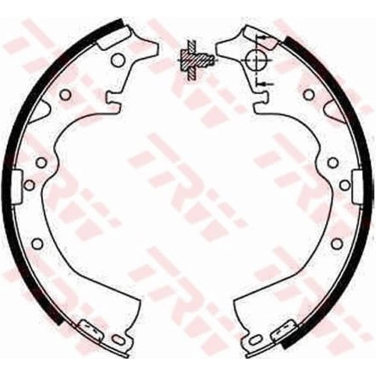 82 461 017 Bremsbacken GS8184 82 461 017 Bremsbacken GS8184