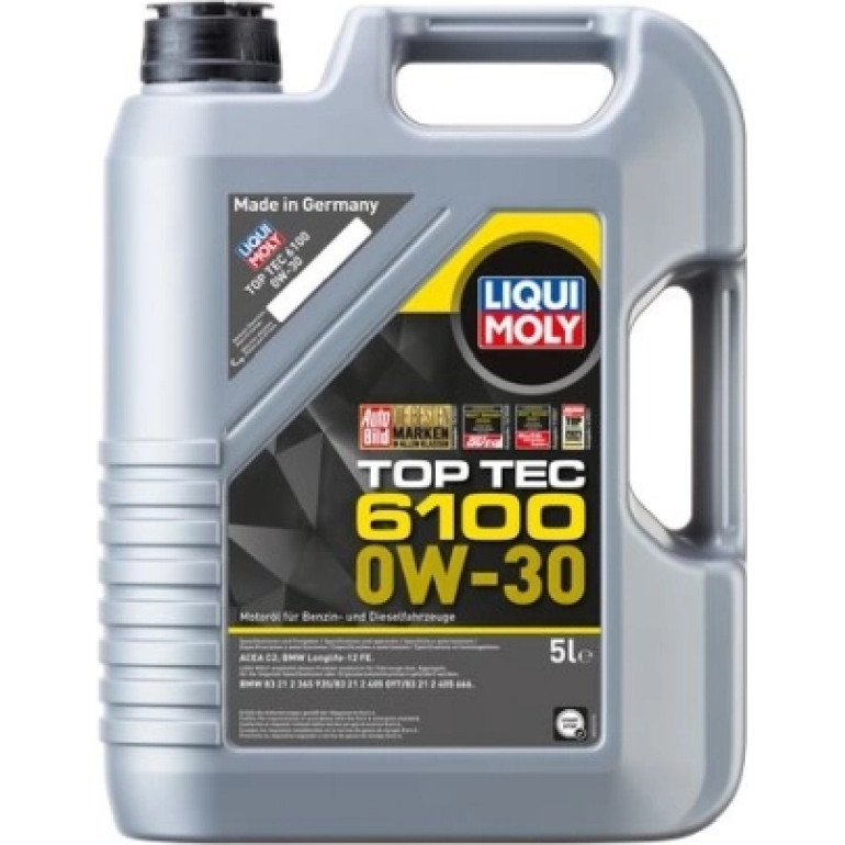 Liqui Moly Motoröl Top Tec 6100 0W-30 5 Liter 20779 Liqui Moly Motoröl Top Tec 6100 0W-30 5 Liter 20779
