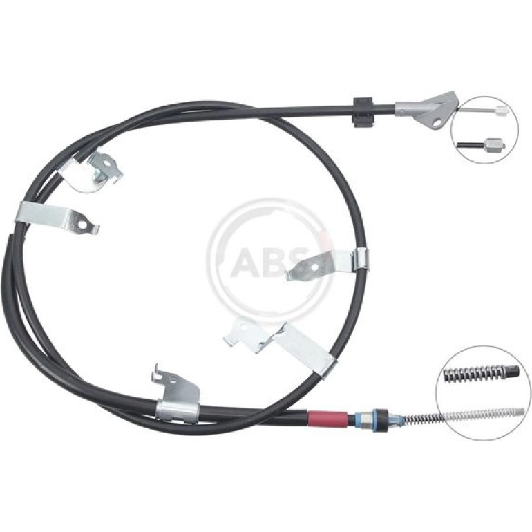 A.B.S. Handbremsseil Seilzug Festellbremse K17293 A.B.S. Handbremsseil Seilzug Festellbremse K17293