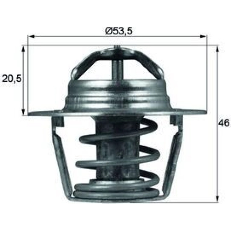 Thermostateinsatz mit Dichtung TX 91 89D Thermostateinsatz mit Dichtung TX 91 89D