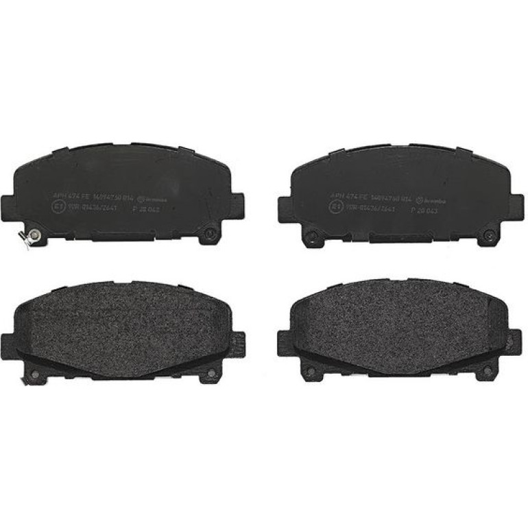 BREMBO Bremsklötze VA P 28 043 BREMBO Bremsklötze VA P 28 043