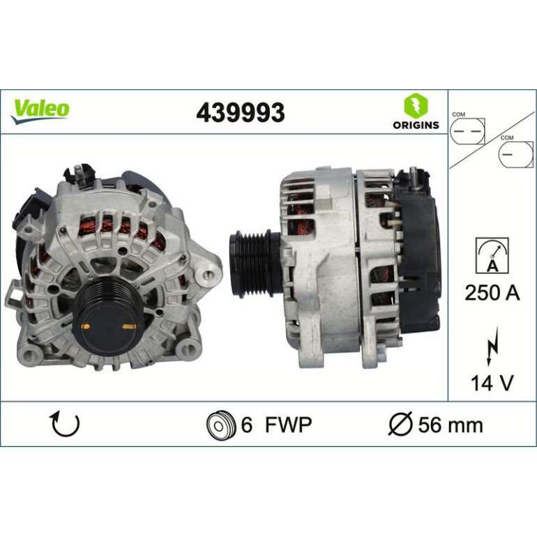 VALEO Generator 439993 VALEO Generator 439993