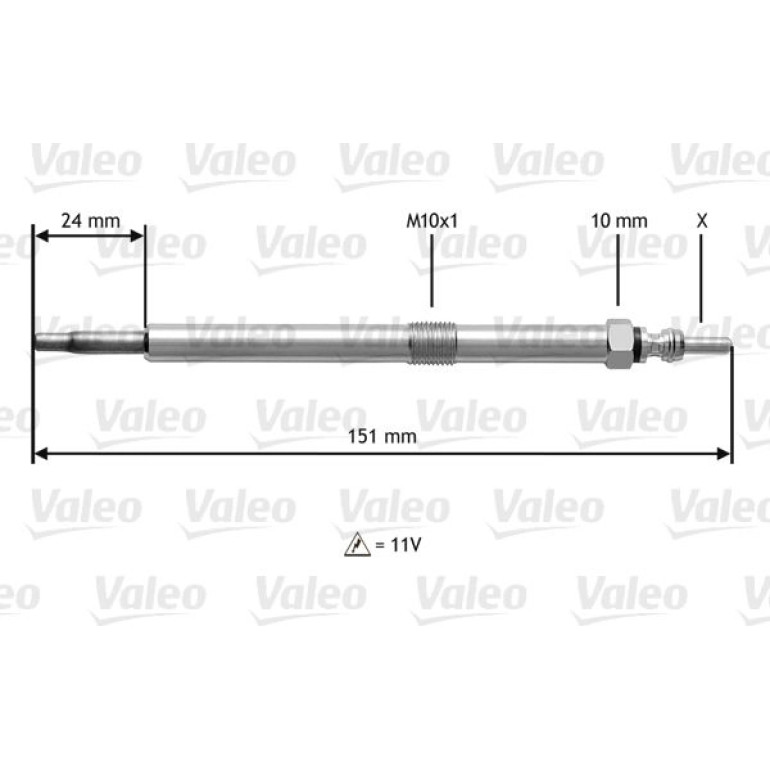 VALEO Glühkerze 345120 VALEO Glühkerze 345120