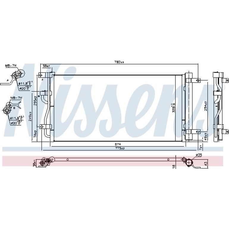 Kondensator PKW 940569 Kondensator PKW 940569