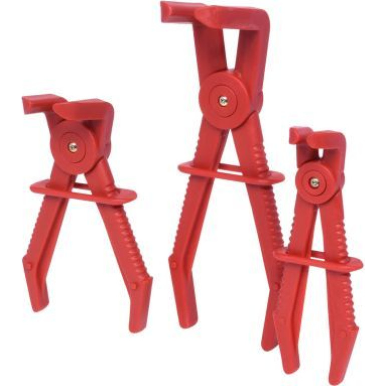 KS TOOLS Zangensatz zum Lösen von Schlauchschellen, 90°, 3-teilig 115.5055