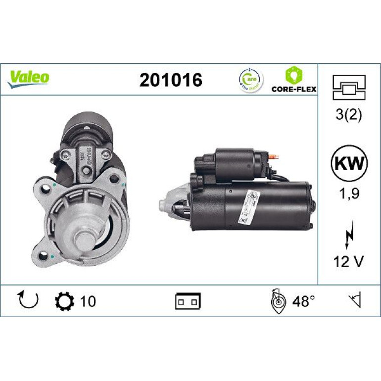 VALEO Anlasser 201016 VALEO Anlasser 201016