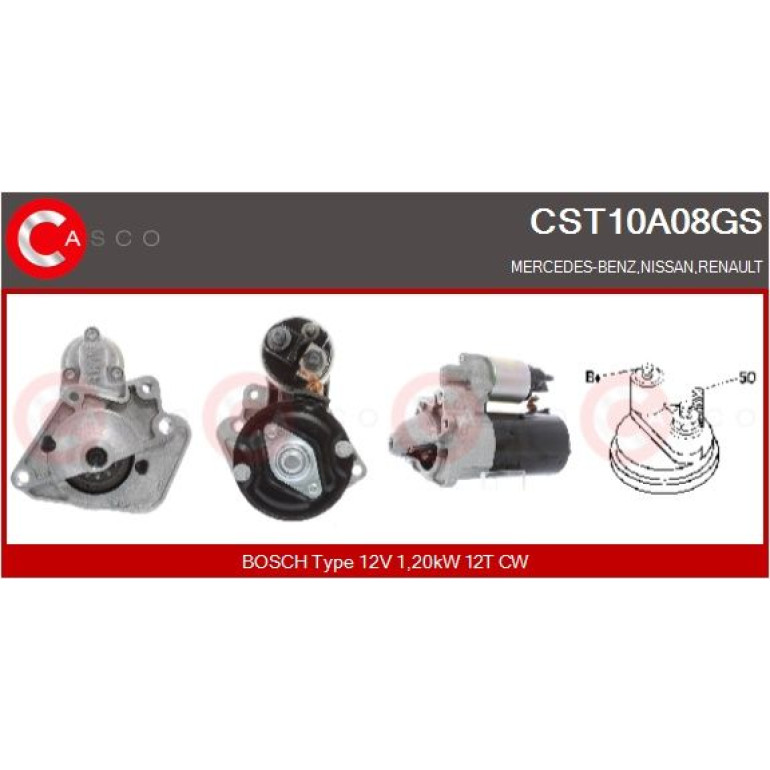 CASCO Anlasser CST10A08GS CASCO Anlasser CST10A08GS