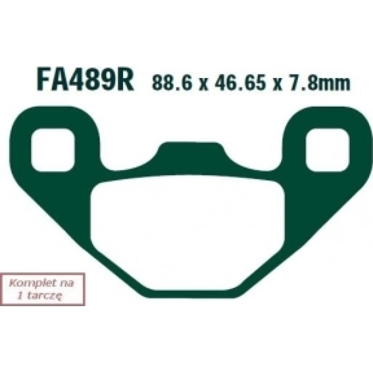 EBC Bremsklötze FA489R EBC Bremsklötze FA489R