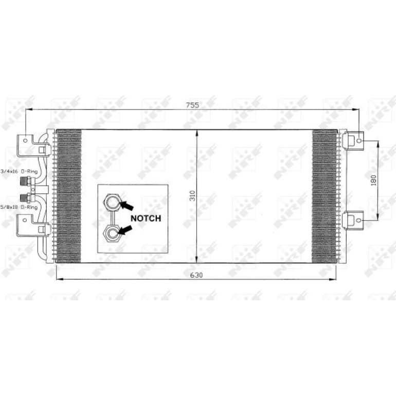 Kondensator, Klimaanlage 35140 Kondensator, Klimaanlage 35140