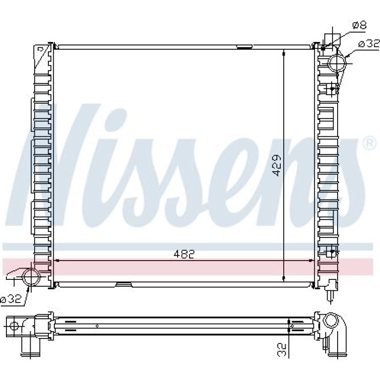 Wasserkühler PKW 64300A Wasserkühler PKW 64300A