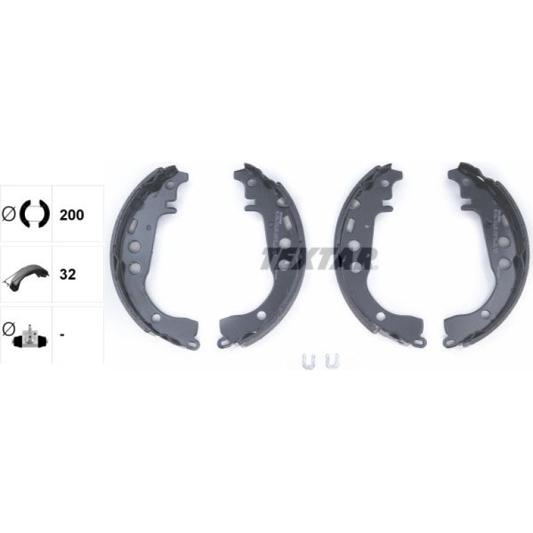 Bremsbacken Toyota Yaris 99 91053500 Bremsbacken Toyota Yaris 99 91053500