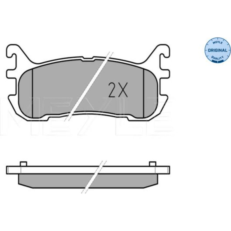 Bremsbelagsatz Mazda T. Mx-5 94- Mit Sensor 025 233 8713/W Bremsbelagsatz Mazda T. Mx-5 94- Mit Sensor 025 233 8713/W