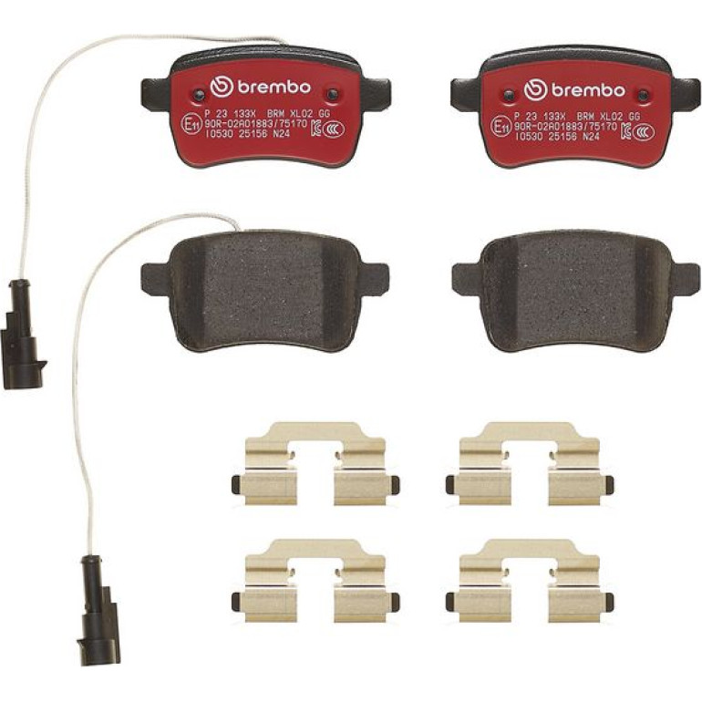 BREMBO Bremsklötze Xtra HA P 23 133X BREMBO Bremsklötze Xtra HA P 23 133X