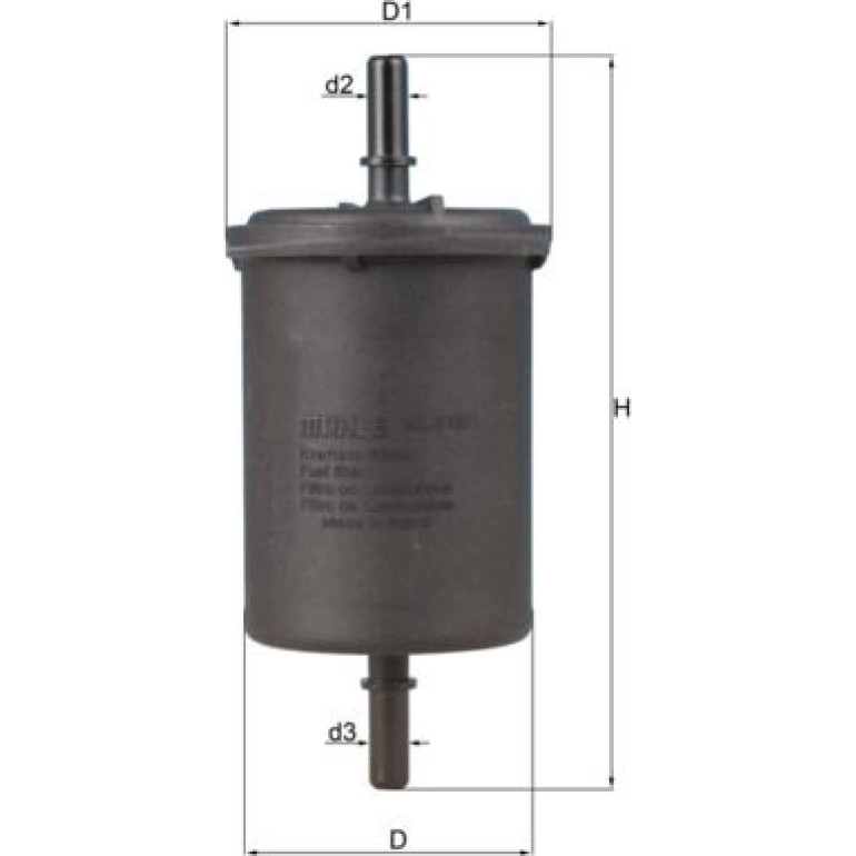 MAHLE Kraftstofffilter KL 416/1 MAHLE Kraftstofffilter KL 416/1