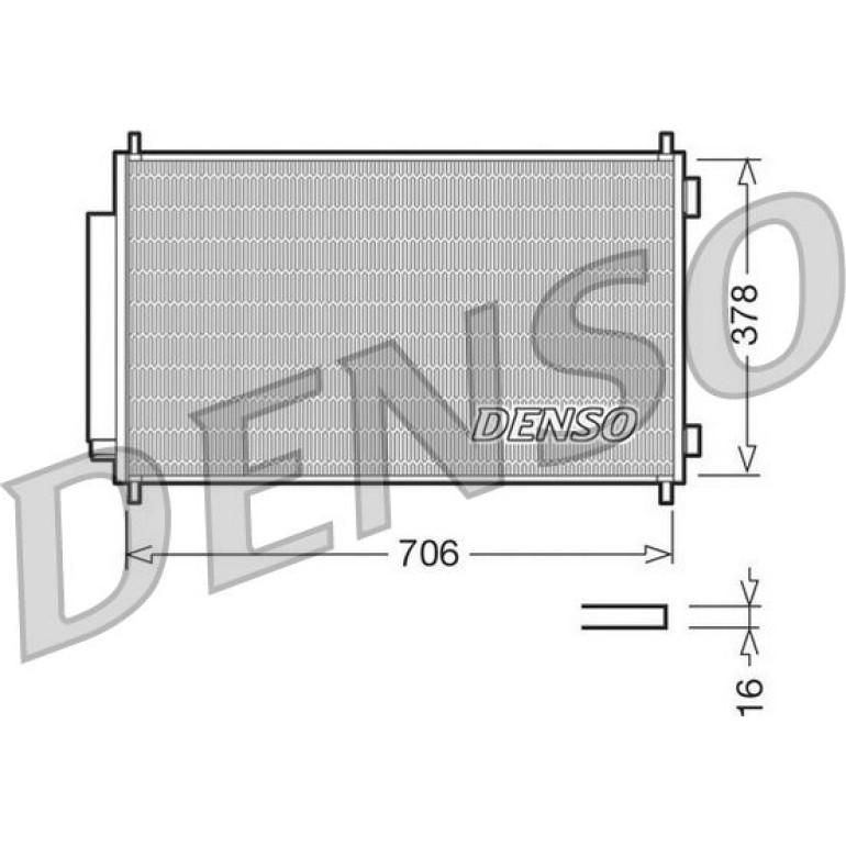 DENSO Klimaanlagenkühler DCN40002 DENSO Klimaanlagenkühler DCN40002