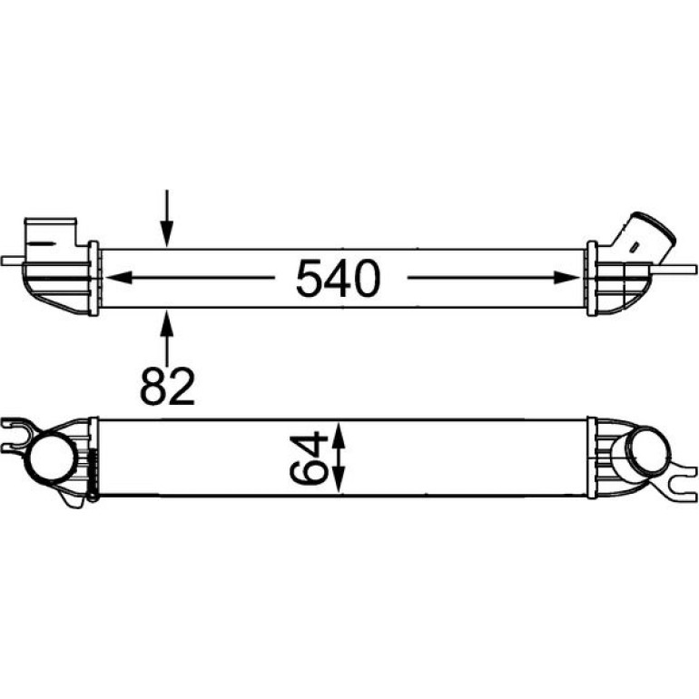 MAHLE Ladeluftkühler CI 188 000S MAHLE Ladeluftkühler CI 188 000S