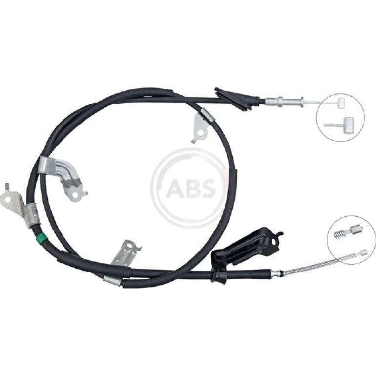 A.B.S. Handbremsseil Seilzug Festellbremse K17808 A.B.S. Handbremsseil Seilzug Festellbremse K17808