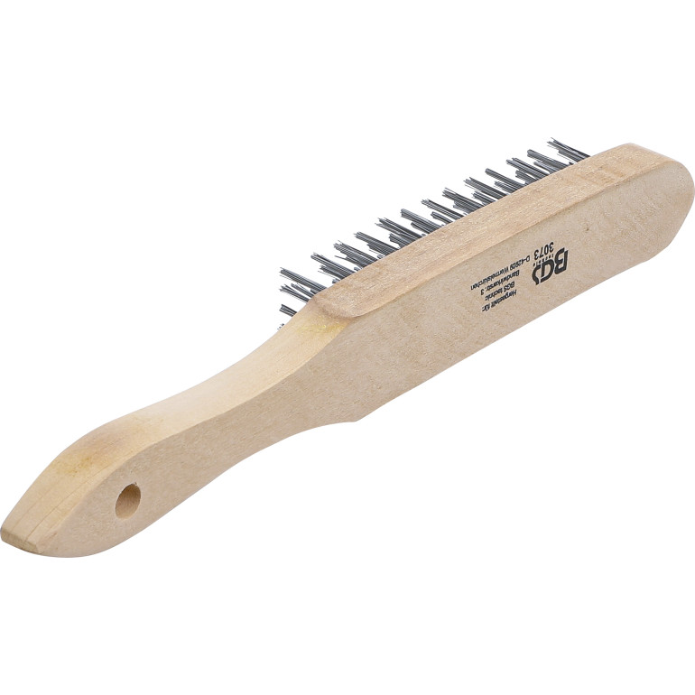 BGS Handstielbürste Stahldraht 5-reihig 300 mm 3073 BGS Handstielbürste Stahldraht 5-reihig 300 mm 3073