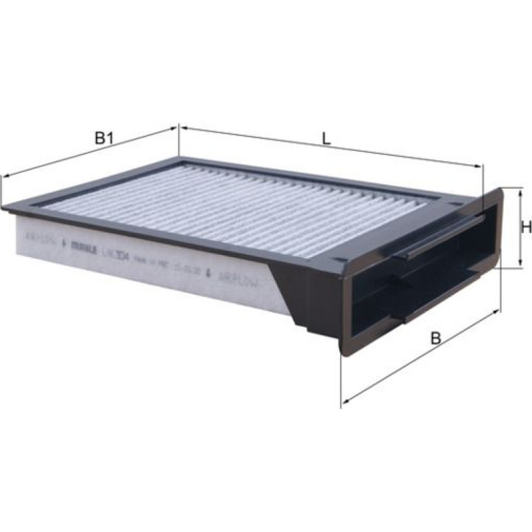 MAHLE Filter, Innenraumluft LAK 304 MAHLE Filter, Innenraumluft LAK 304