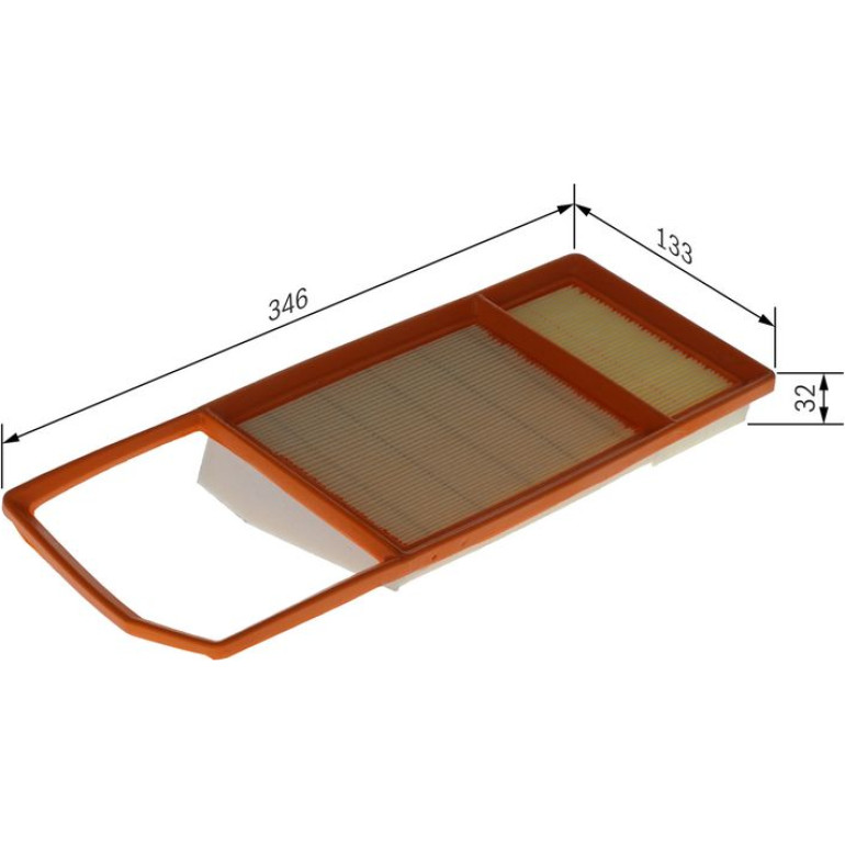 Luftfiltereinsatz F 026 400 714 Luftfiltereinsatz F 026 400 714