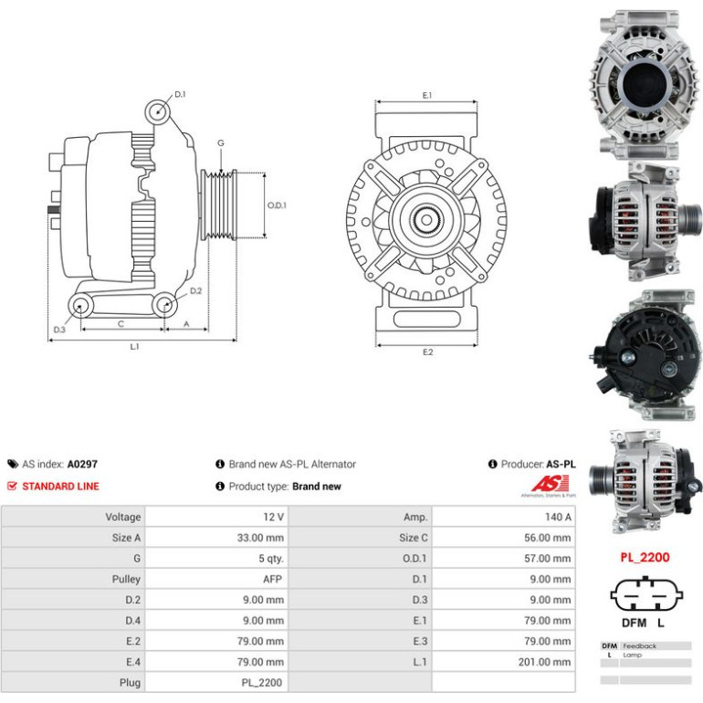 AS-PL Generator A0297 AS-PL Generator A0297