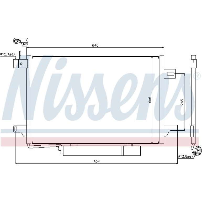 Kondensator PKW 94910 Kondensator PKW 94910
