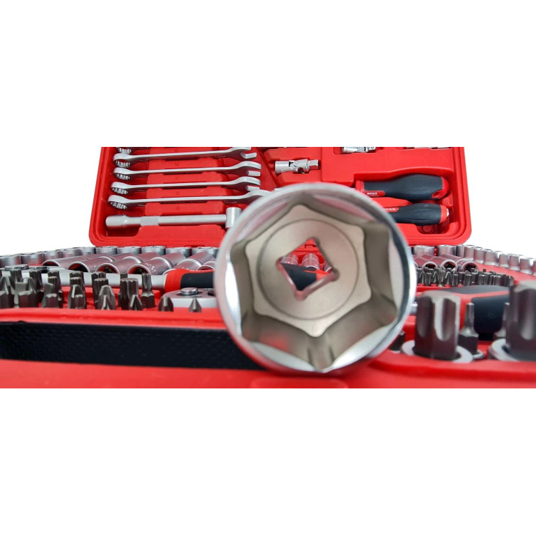ROOKS Werkzeug-Set 1/2", 3/8", 1/4" – 216-teilig, für Profis ROOKS Werkzeug-Set 1/2", 3/8", 1/4" – 216-teilig, für Profis