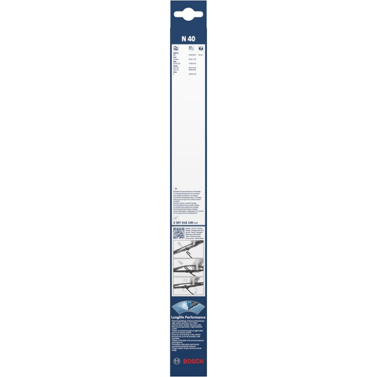 Bosch Wischerblatt N40 3397018140 Bosch Wischerblatt N40 3397018140