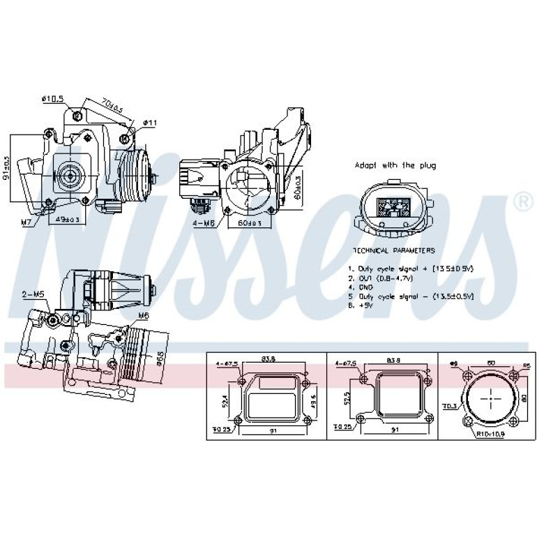 NISSENS Agr-Ventil 98387