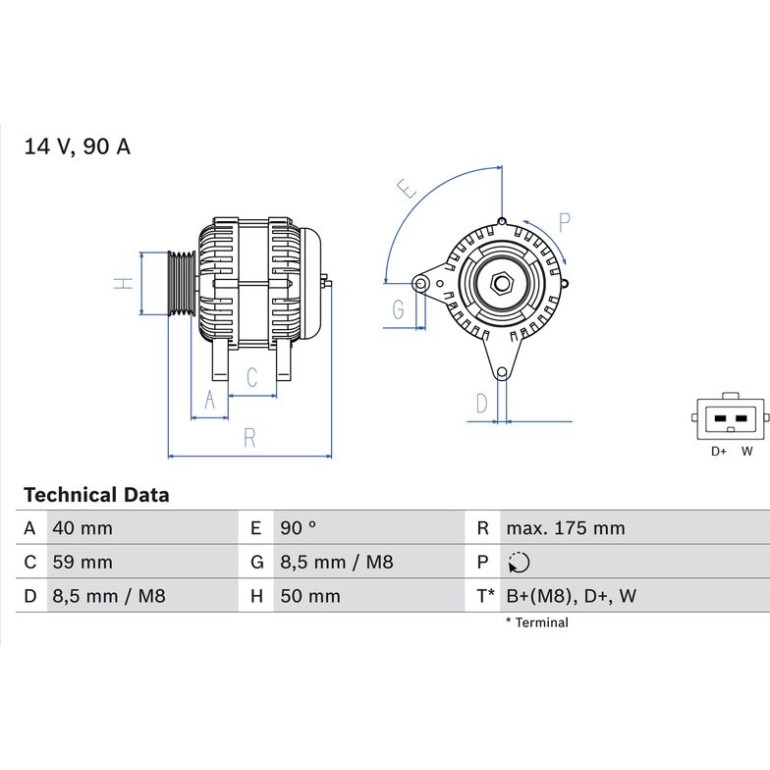 Lichtmaschine 0 986 038 370 Lichtmaschine 0 986 038 370