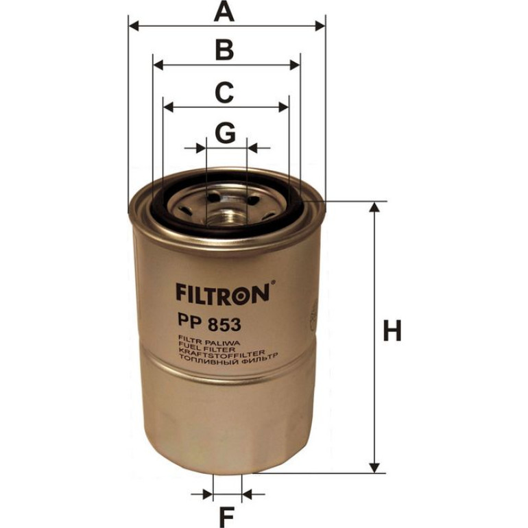 FILTRON Kraftstofffilter PP 853 FILTRON Kraftstofffilter PP 853