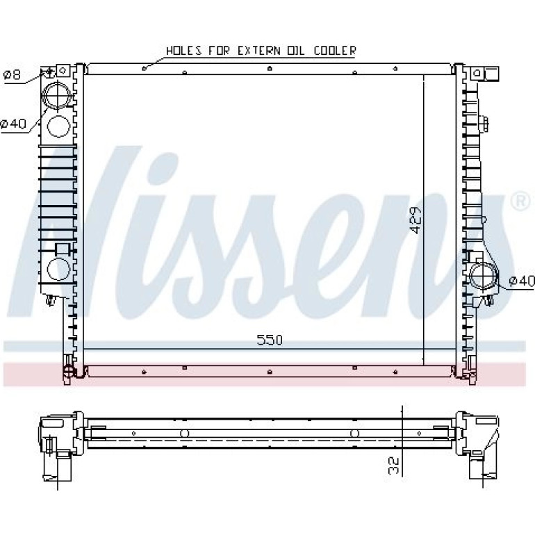 Wasserkühler PKW 60759A Wasserkühler PKW 60759A
