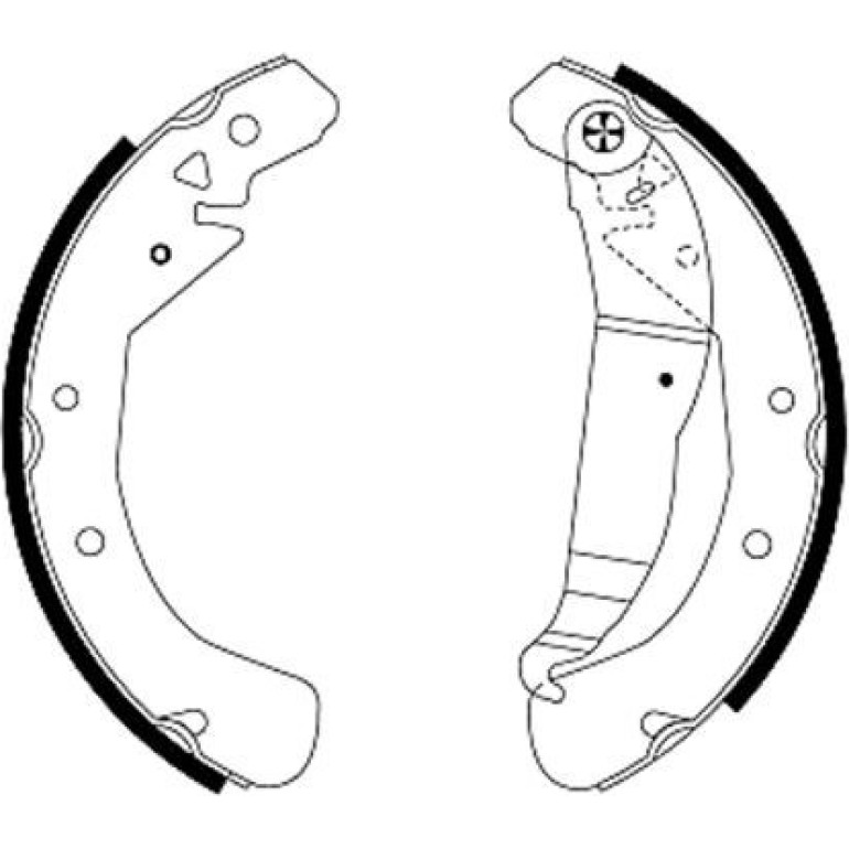 Bremsbacken Opel Astra Ko 91049000 Bremsbacken Opel Astra Ko 91049000
