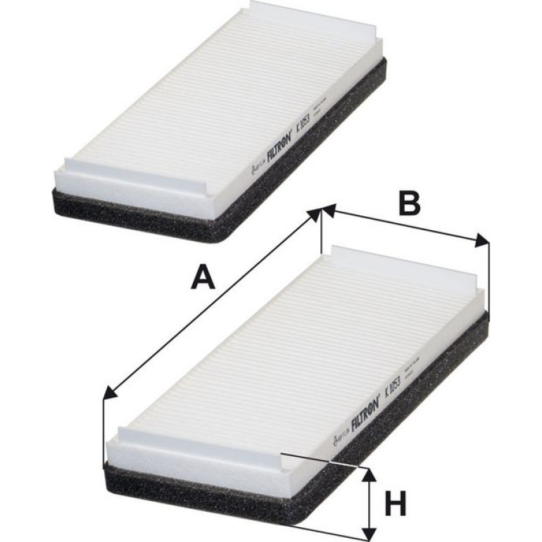 FILTRON Filter, Innenraumluft K 1053-2x FILTRON Filter, Innenraumluft K 1053-2x
