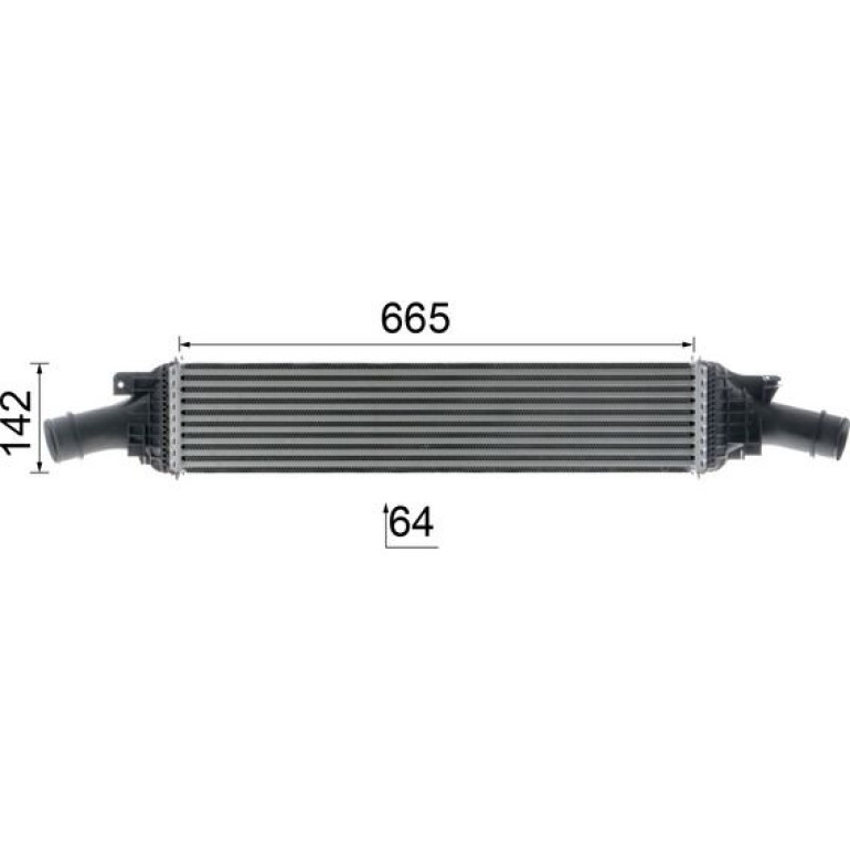 MAHLE Ladeluftkühler CI 170 000P