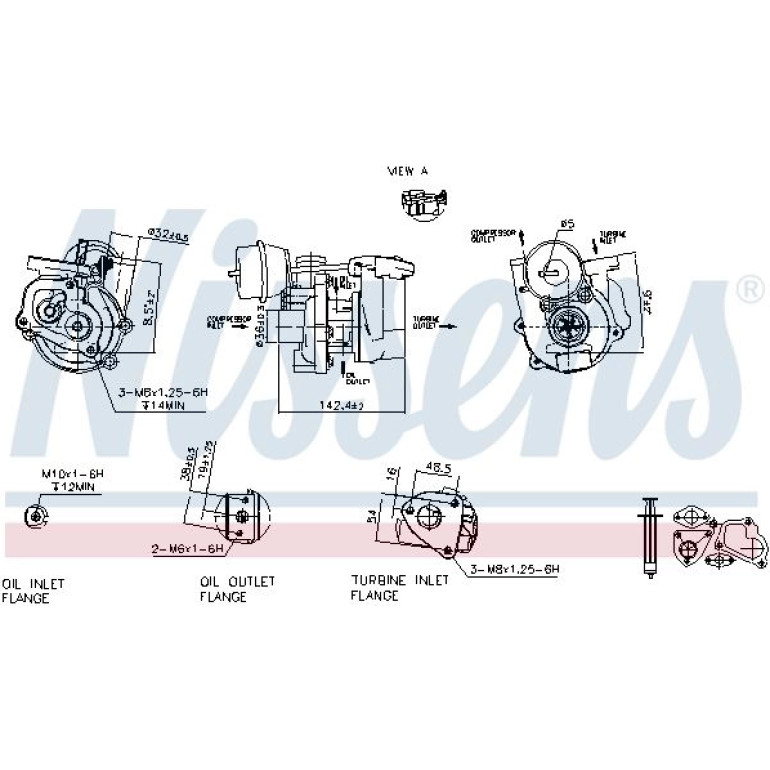 NISSENS Turbolader 93236 NISSENS Turbolader 93236