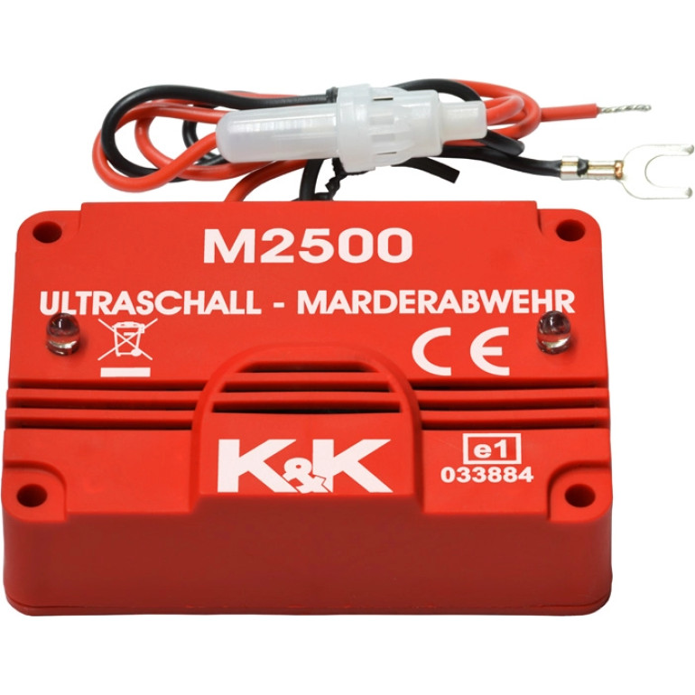 Marderschutz M2500 Pulsierende Ultraschall-Sinustöne ohne Gewöhnungseffekt
