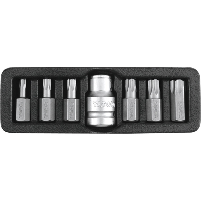 Bitsatz Torx Security T25-T55 7Tlg. Metallkasten YT-0416 Bitsatz Torx Security T25-T55 7Tlg. Metallkasten YT-0416